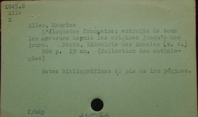 Institucion:BCUH Sala:OF GAV-3 (Ale-Alz) Ficha:0826
